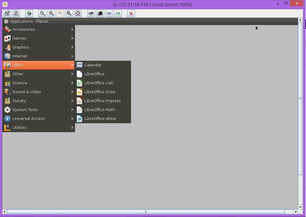Access Ubuntu desktop on AWS EC2