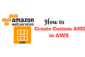 create custom AMI in AWS