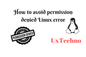 permission denied Linux